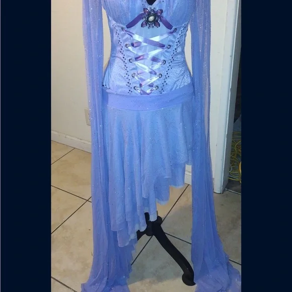 Chic Lavender Off-Shoulder Mini Dress - Picture 5 of 11